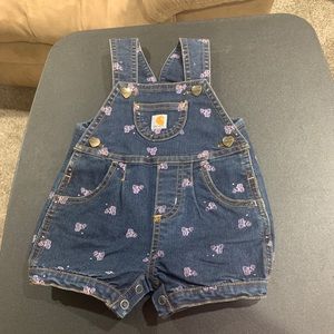 Overall with matching onesie